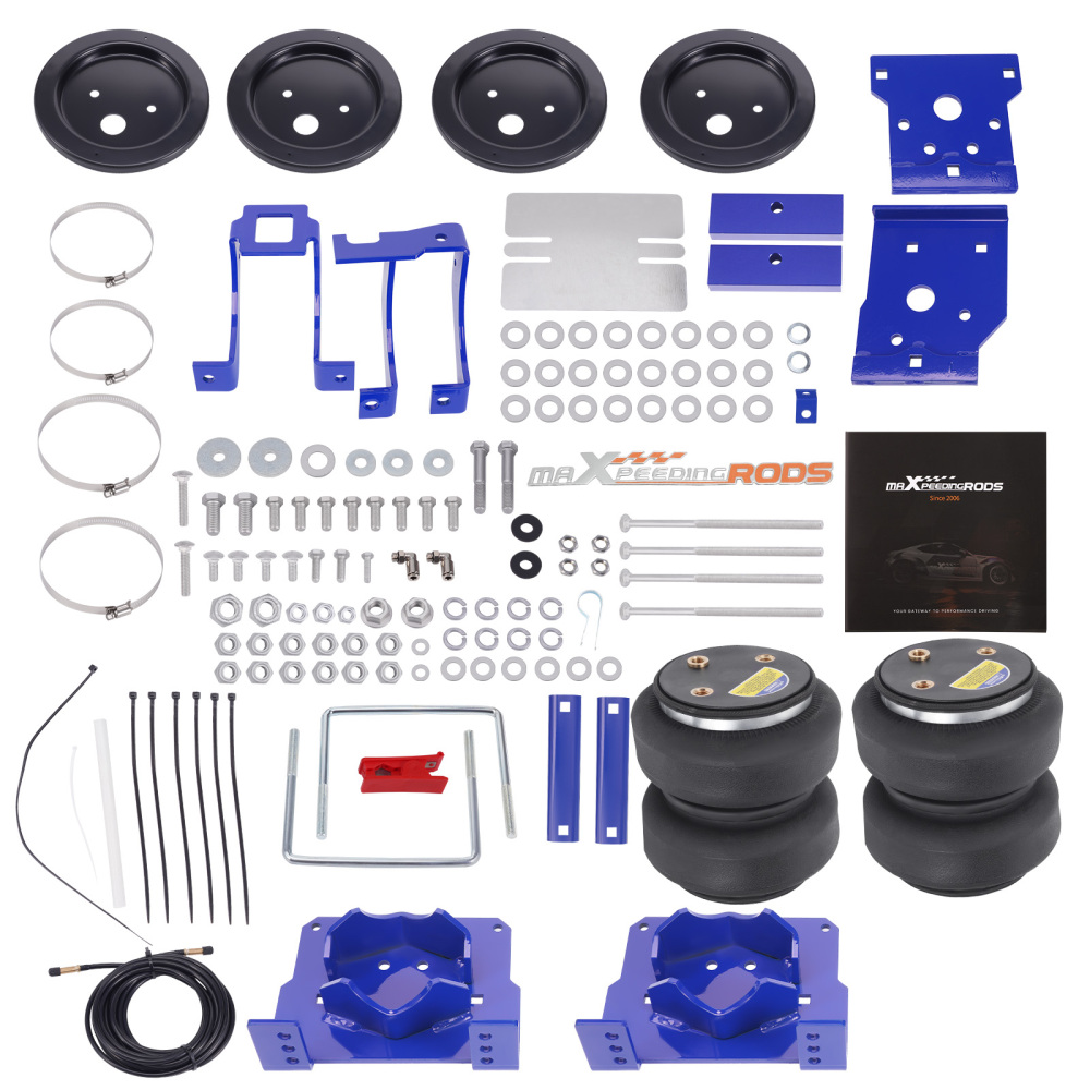Rear Air Helper Spring Bag Kit compatible for Ford F350 F450 Super Duty 2WD 2011-2014