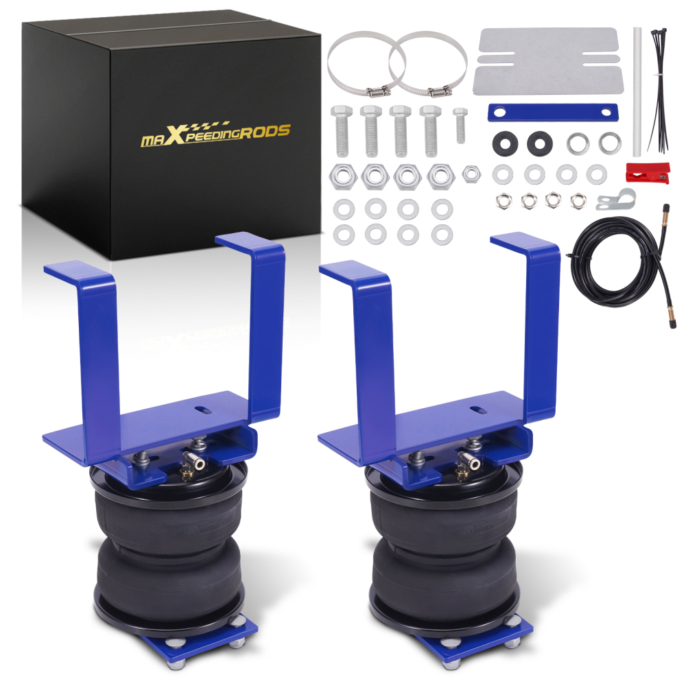 Air Suspension Helper Spring Kit compatible for GMC Sierra 3500 Chassis SL SLE SLT WT 2007