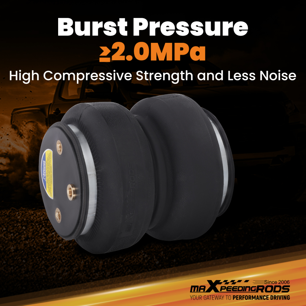 Air Suspension Helper Spring Kit compatible for GMC Sierra 3500 Chassis SL SLE SLT WT 2007