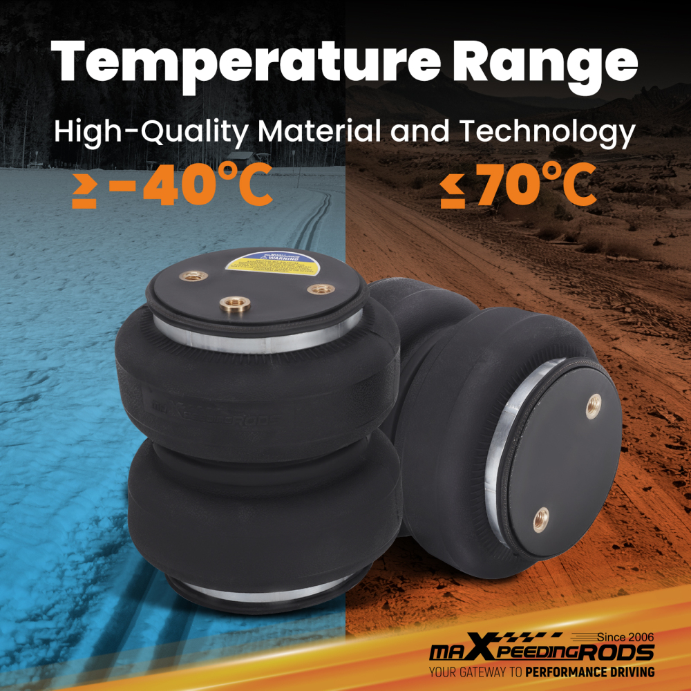 Air Suspension Helper Spring Kit compatible for GMC Sierra 3500 Chassis SL SLE SLT WT 2007