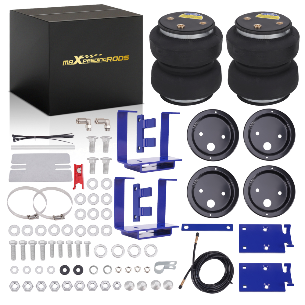 Air Suspension Helper Spring Kit compatible for GMC Sierra 3500 Chassis SL SLE SLT WT 2007