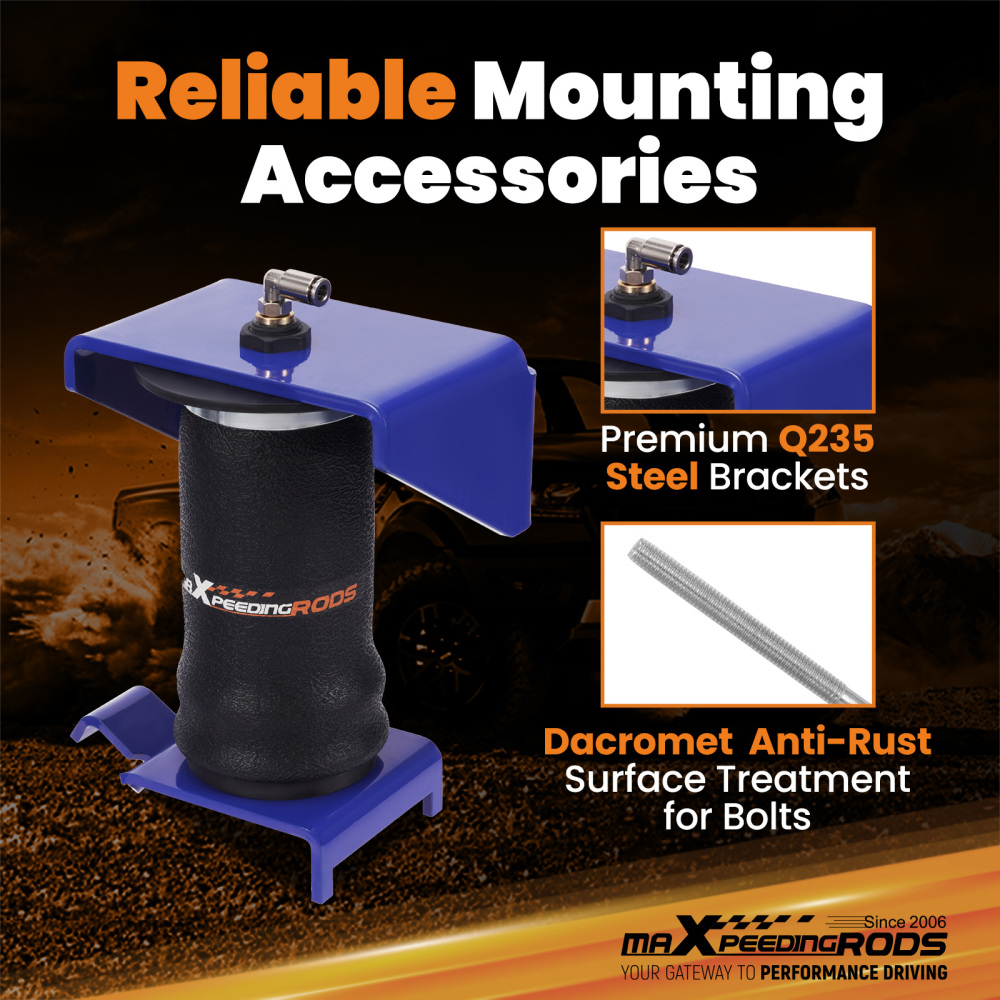 Air Spring Suspension Leveling Kit Rear compatible for Chevrolet Express Van 1500 1996-2002