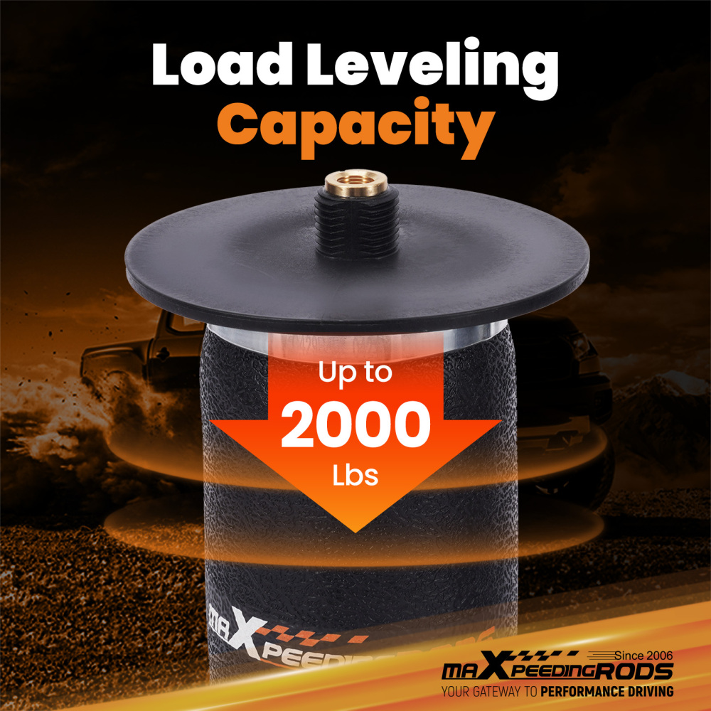 Air Spring Suspension Leveling Kit Rear compatible for Chevrolet Express Van 1500 1996-2002