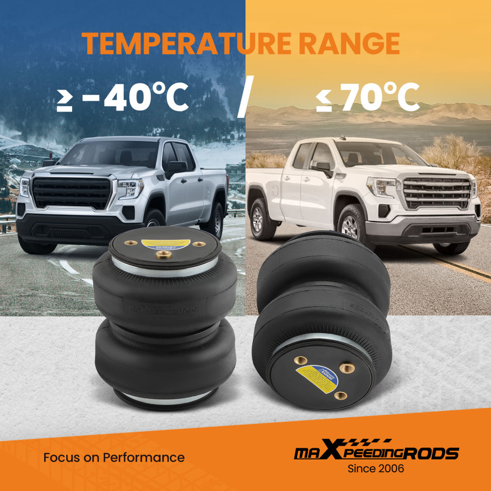 Air Suspension Spring Kit 5000 lbs compatible for Silverado Sierra 1500 1999-2006