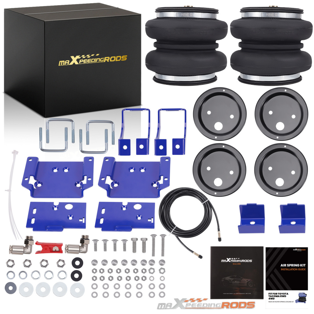 Rear Air Suspension Spring Bag Kit compatible for Toyota Tacoma Prerunner RWD 2005-2012