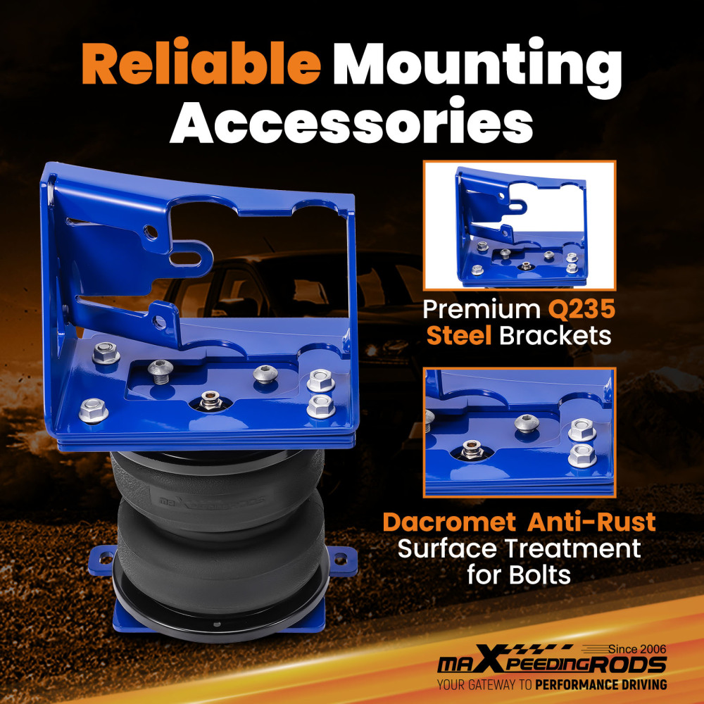 Air Spring Bag 5000lbs Leveling Suspension Kit compatible for Toyota Tundra 2WD 4WD 22-24