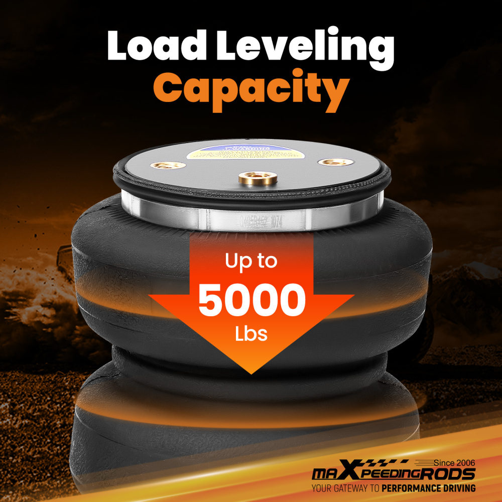 Air Spring Bag 5000lbs Leveling Suspension Kit compatible for Toyota Tundra 2WD 4WD 22-24