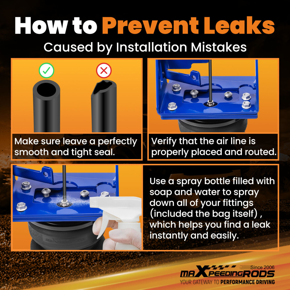 Air Spring Bag 5000lbs Leveling Suspension Kit compatible for Toyota Tundra 2WD 4WD 22-24