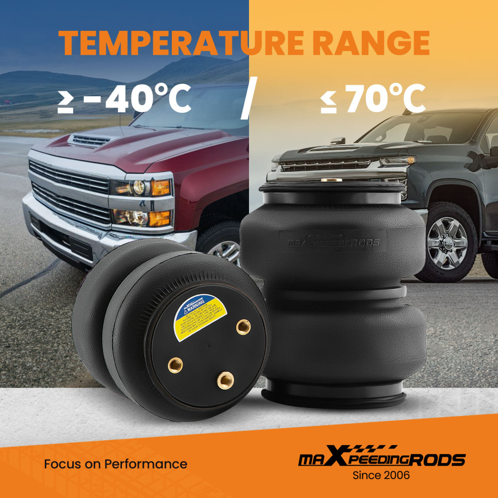 Rear Air Helper Spring Bag Kit compatible for GMC Sierra 2500 3500 Pickup 4WD 20-23