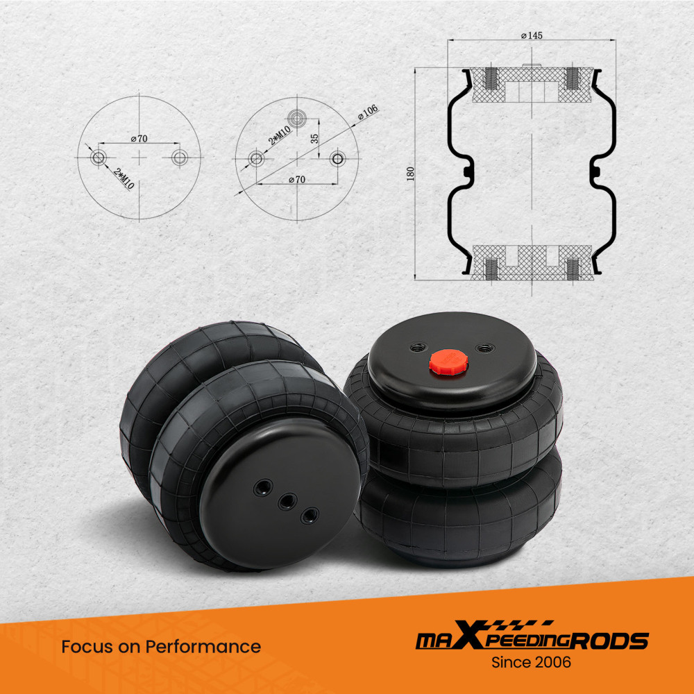 Tow Assist Overload Level Kit compatible for GMC 1500 2007- 2018 Air Spring Bag