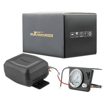 Air Suspension Helper Spring + Compressor Kit compatible for GMC Sierra 1500 2007-2018