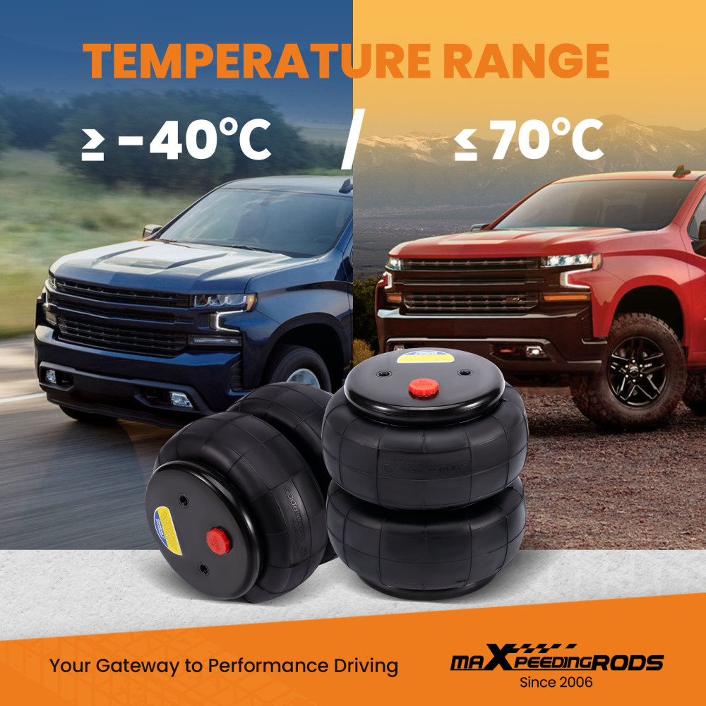 Air Tow Assist Rear Bag Kit for GMC Sierra for Chevy Silverado 1500 99-2006