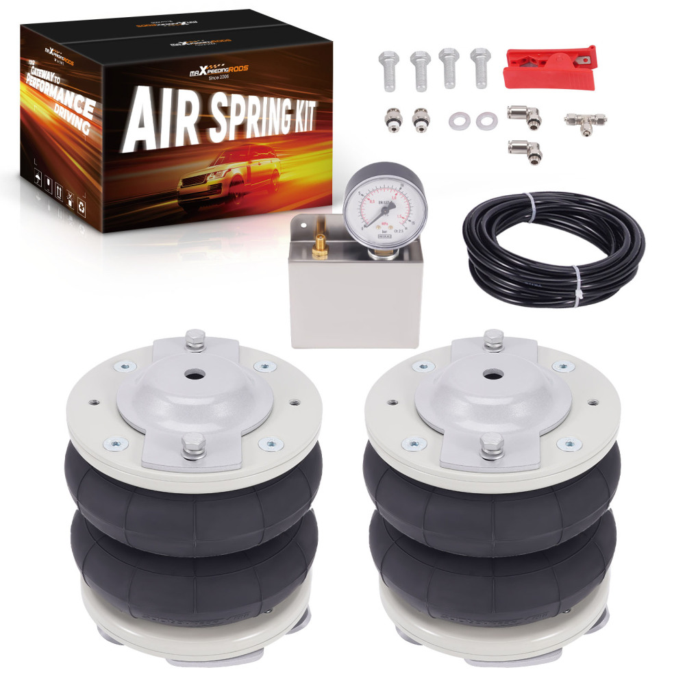 Kit Sospensioni Pneumatiche Soporte + Galga compatibile per Fiat Ducato compatibile per Peugeot Boxer 1994-