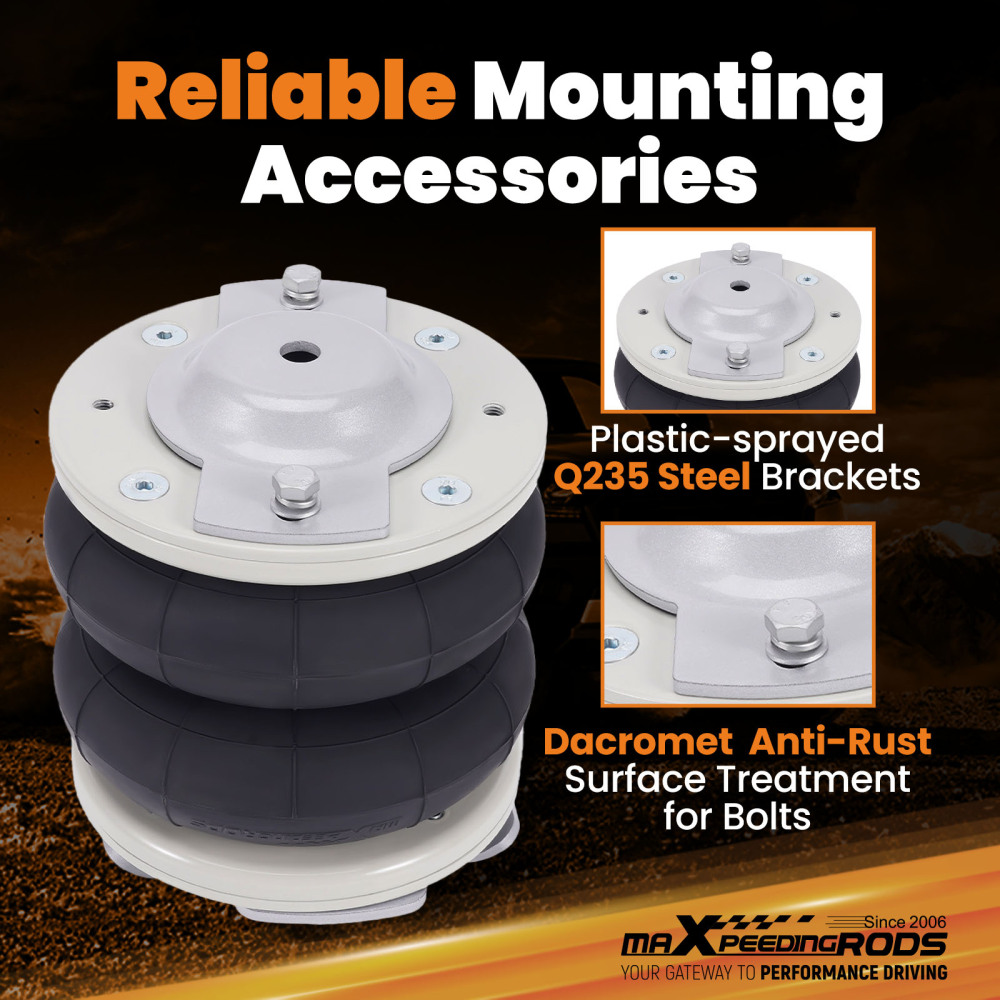 Kit Sospensioni Pneumatiche Soporte + Galga compatibile per Fiat Ducato compatibile per Peugeot Boxer 1994-