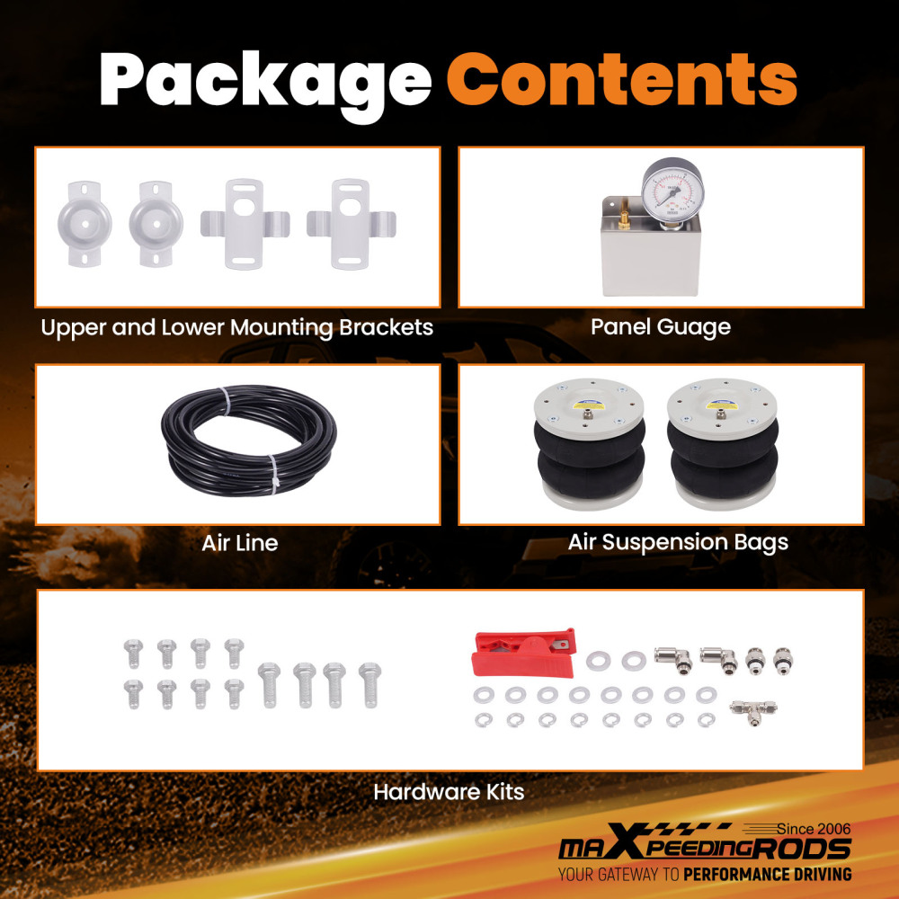 Kit Sospensioni Pneumatiche Soporte + Galga compatibile per Fiat Ducato compatibile per Peugeot Boxer 1994-