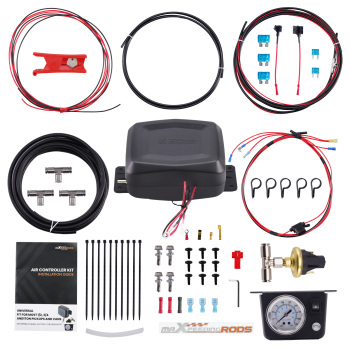 12V Luftfederung Kompressor Controller Kit + Niederdrucksensor for Vans Pickups