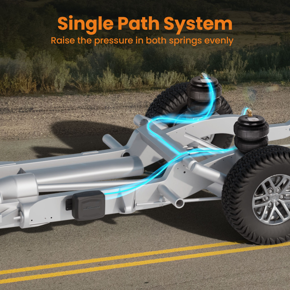 12V Luftfederung Kompressor Controller Kit + Niederdrucksensor for Vans Pickups