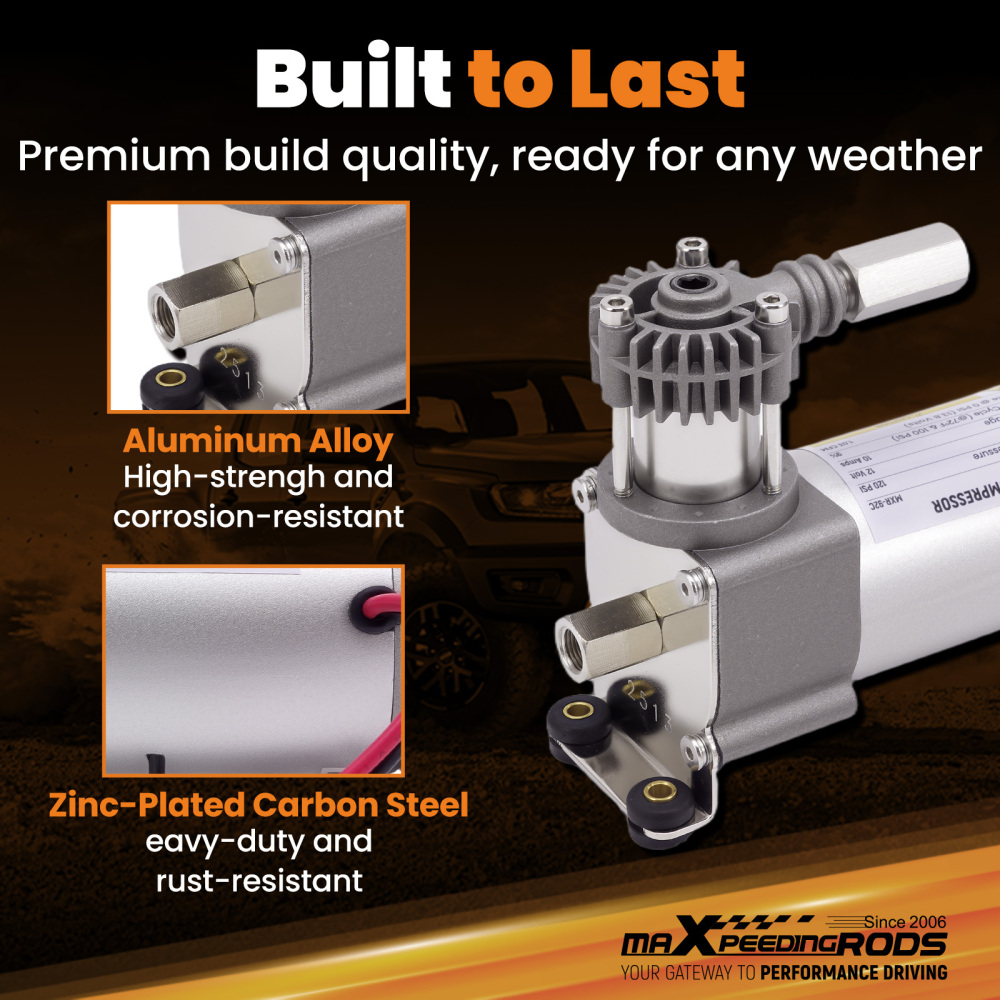 Universal Air Shock Controller Kit Air Sping Bag kit 120 psi Max for Pickups