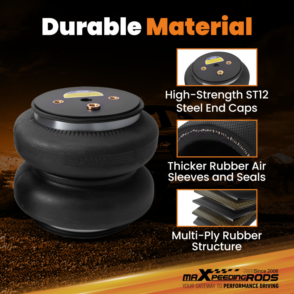 Air Suspension Spring Kit Rear Compatible For Dodge Ram 3500 RWD/4WD 2019-2024