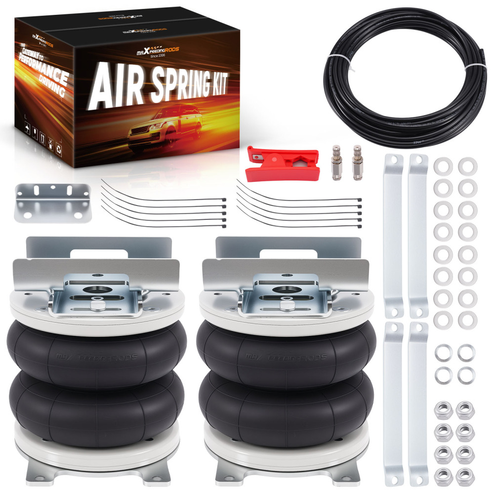 Kit sospensione pneumatica posteriore con Staffe compatibile per Opel Movano X62 compatibile per FWD 2010-
