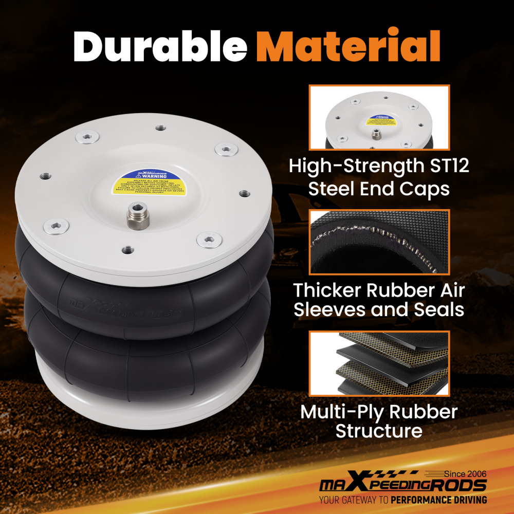 Kit sospensione pneumatica posteriore con Staffe compatibile per Opel Movano X62 compatibile per FWD 2010-