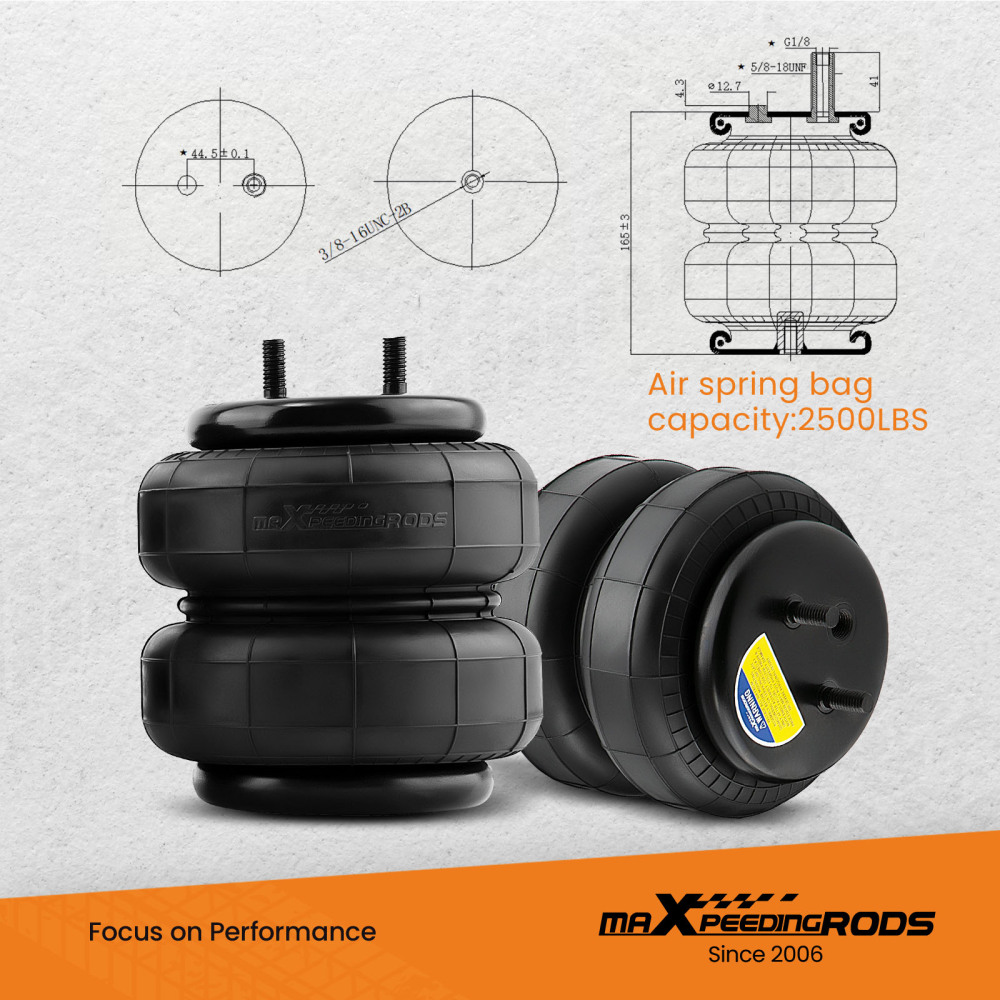 Rear Air Suspension Spring Helper Kit compatible for Ford F150 2WD4WD 15-2023