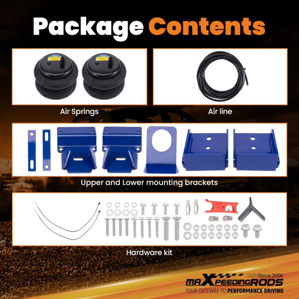 Air Suspension Spring Kit 5000lbs compatible for GMC Sierra 1500 compatible for Denali 4WD 2019-2024