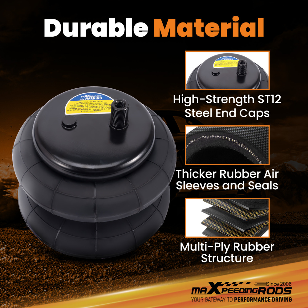 Air Suspension Spring Kit 5000lbs For GMC Sierra 1500 Denali 4WD 2019-2024