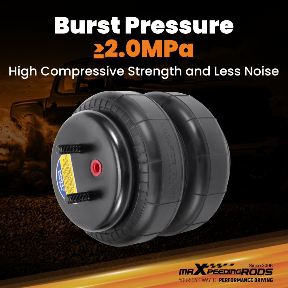 Air Spring Suspension Bags Leveling Kit Rear compatible for Ram 3500HD Cab 2WD 4WD 2010-25