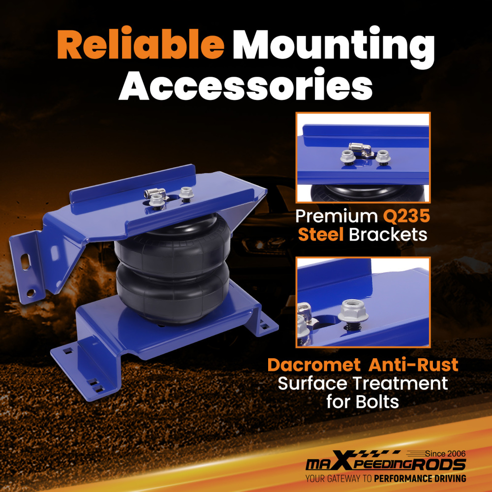 Air Spring Suspension Bags Leveling Kit Rear compatible for Ram 3500HD Cab 2WD 4WD 2010-25