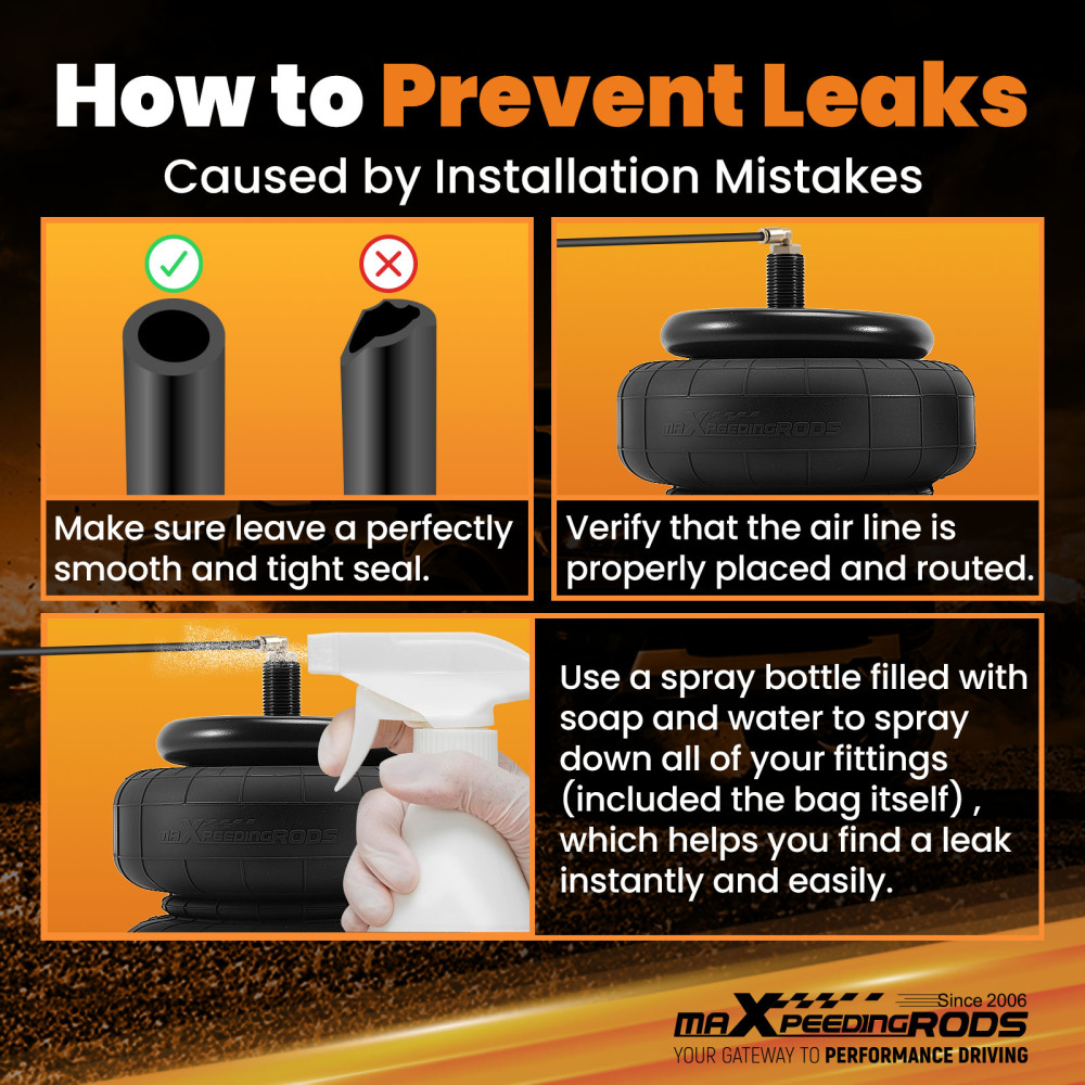 Air Suspension kit Compatible for Ford F250 F350 4WD 2017-2025 F450 2WD 4WD 2017-2025