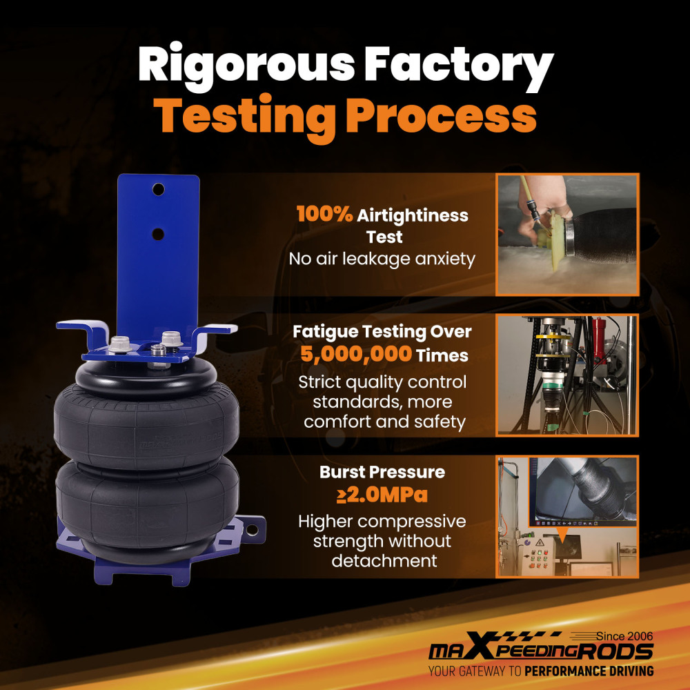 Air Spring Suspension Bags Leveling Kit Rear compatible for Ford Excursion 2WD 2000-2006