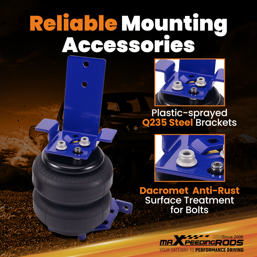 Air Spring Suspension Bags Leveling Kit Rear compatible for Ford Excursion 2WD 2000-2006