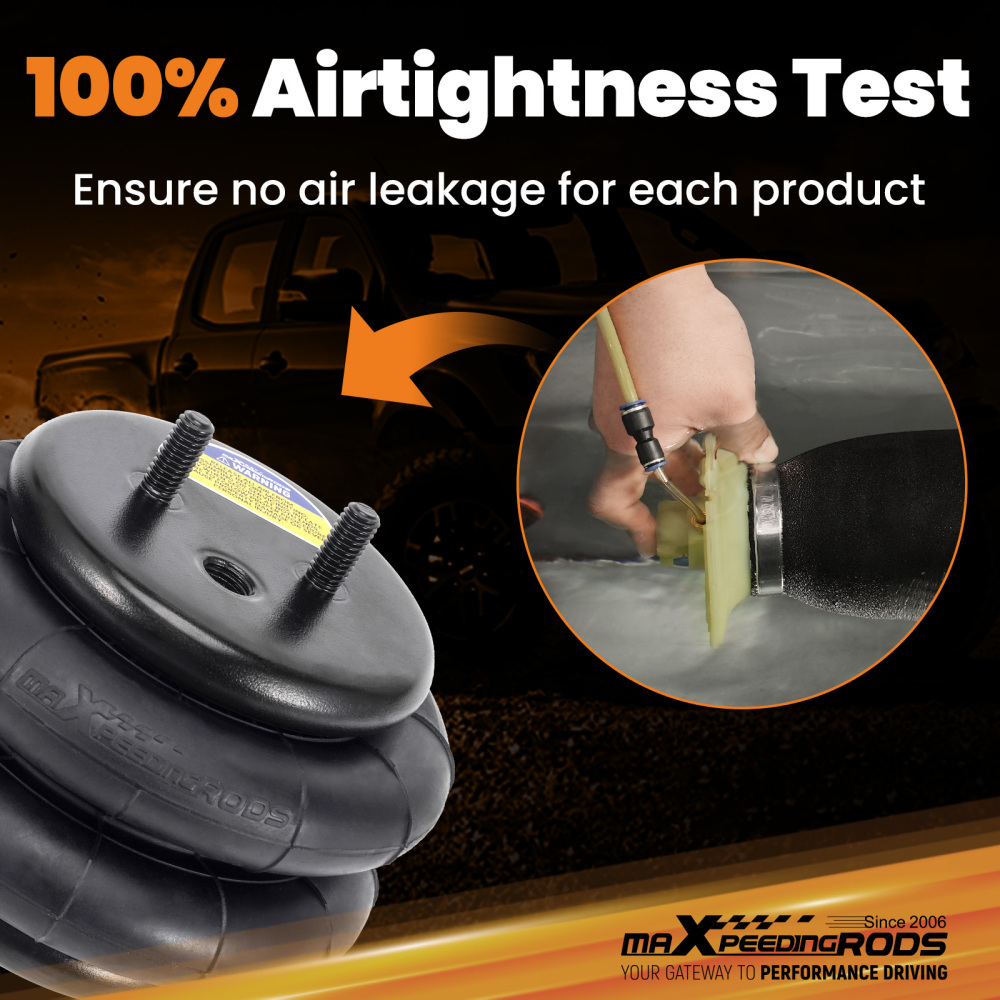 Air Spring Bag Tow Assist Kit Rear compatible for Ford E33 Class A Motorhome 1992-1996