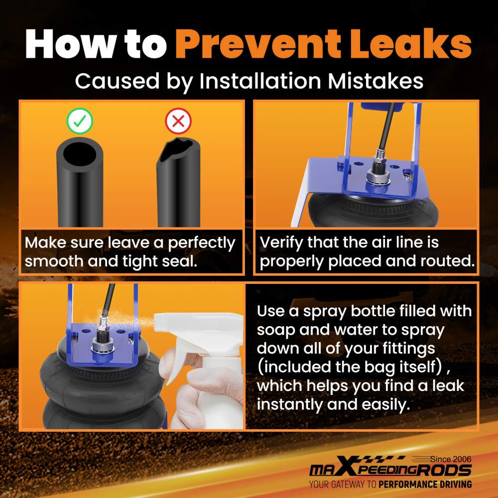 Air Suspension Spring Kit 5000lbs compatible for Ford F250 F350 4WD 2WD 1999-2004