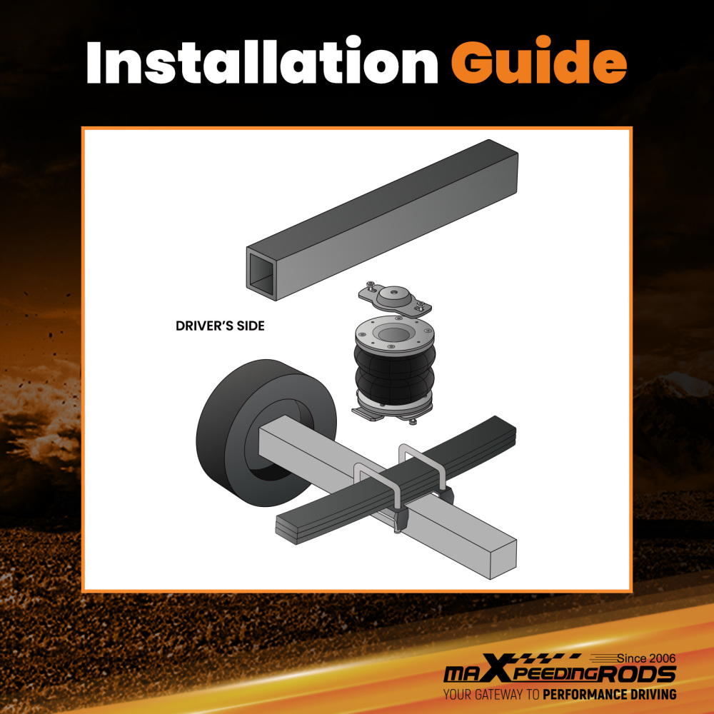 Air Suspension Kit w/ Compressor compatible for Fiat Ducato compatible for Peugeot Boxer 1994-2024 4000kg