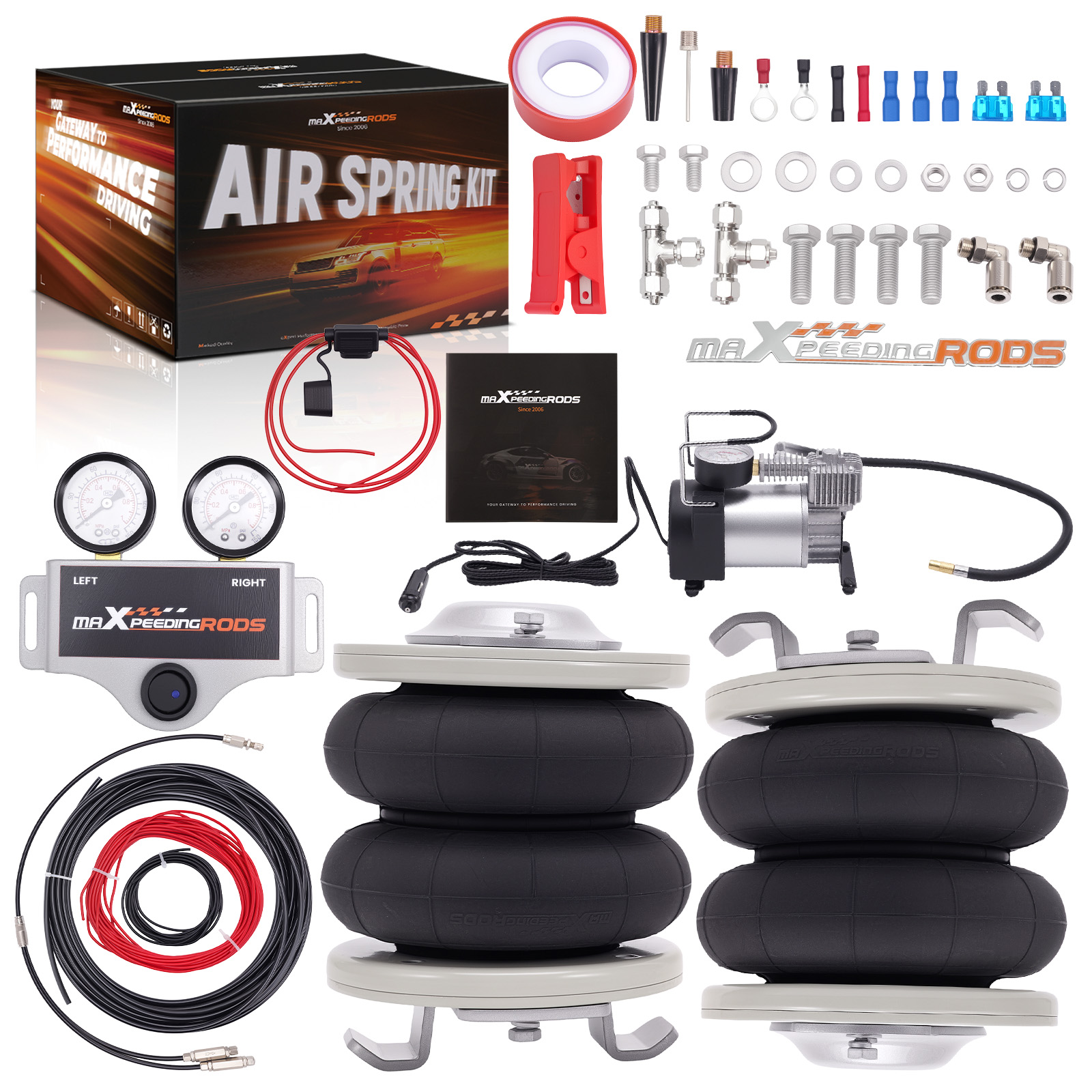 Kit Ressort Suspension Arrière compatible pour Fiat Ducato compatible pour Peugeot Boxer 1994-2024 4000KG