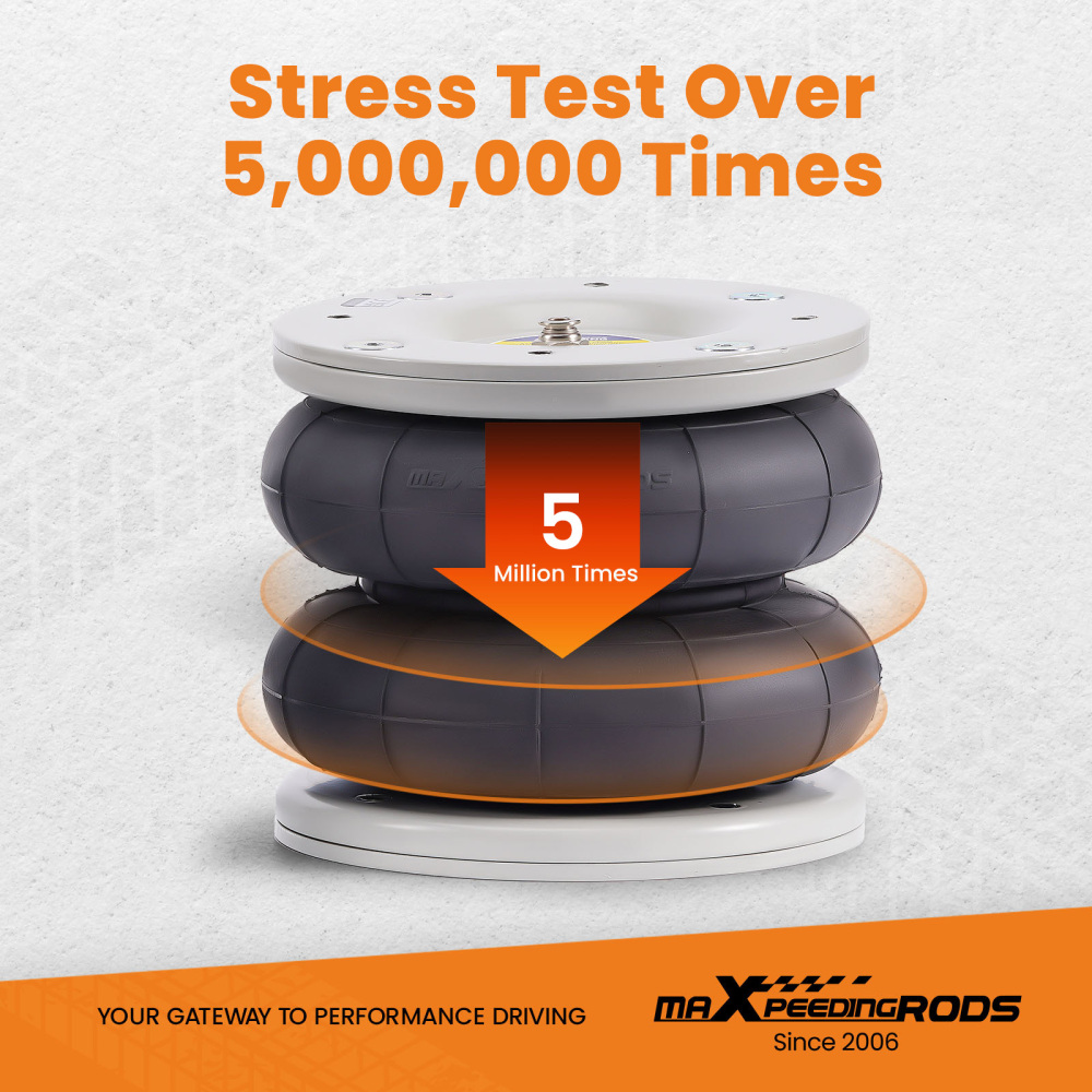 2x Air Suspension spring Bag KIT e 12V Air Compressor compatibile per Ford Transit 2001-2020