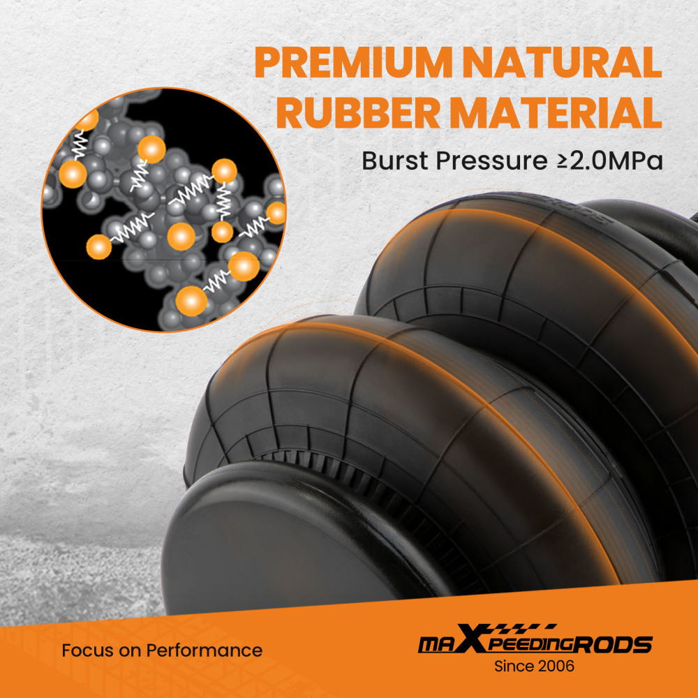 Rear Air Suspension Helper Spring Kit compatible for Ram 2500 2WD 4WD 2014-2024 2022