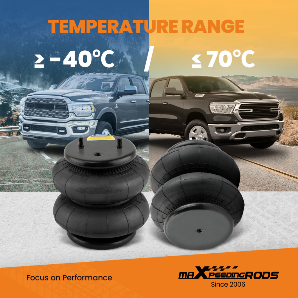 Rear Air Suspension Helper Spring Kit compatible for Ram 2500 2WD 4WD 2014-2024 2022