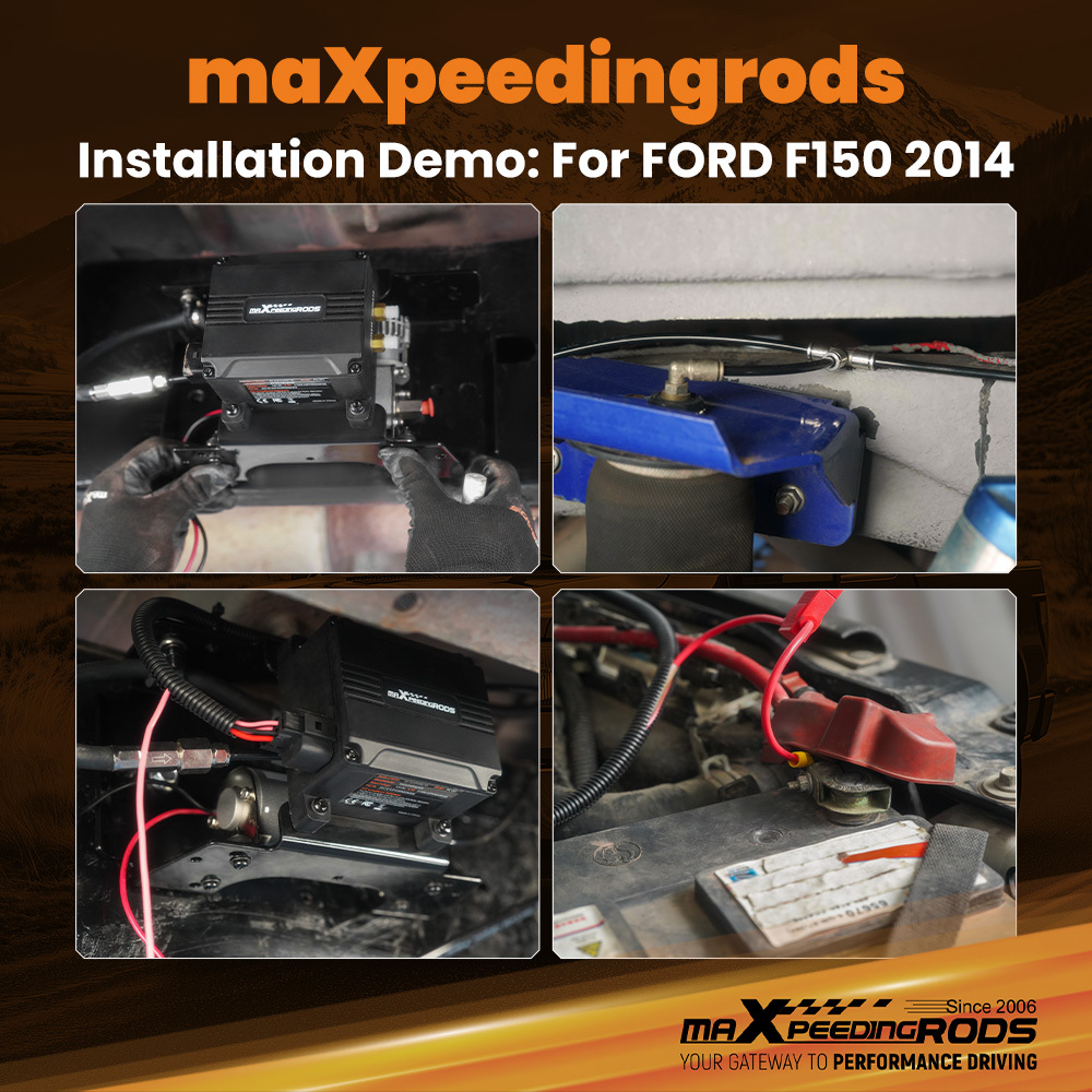 Kit di controllo del compressore Wireless Dual Remoto for Universal Pickups Vans