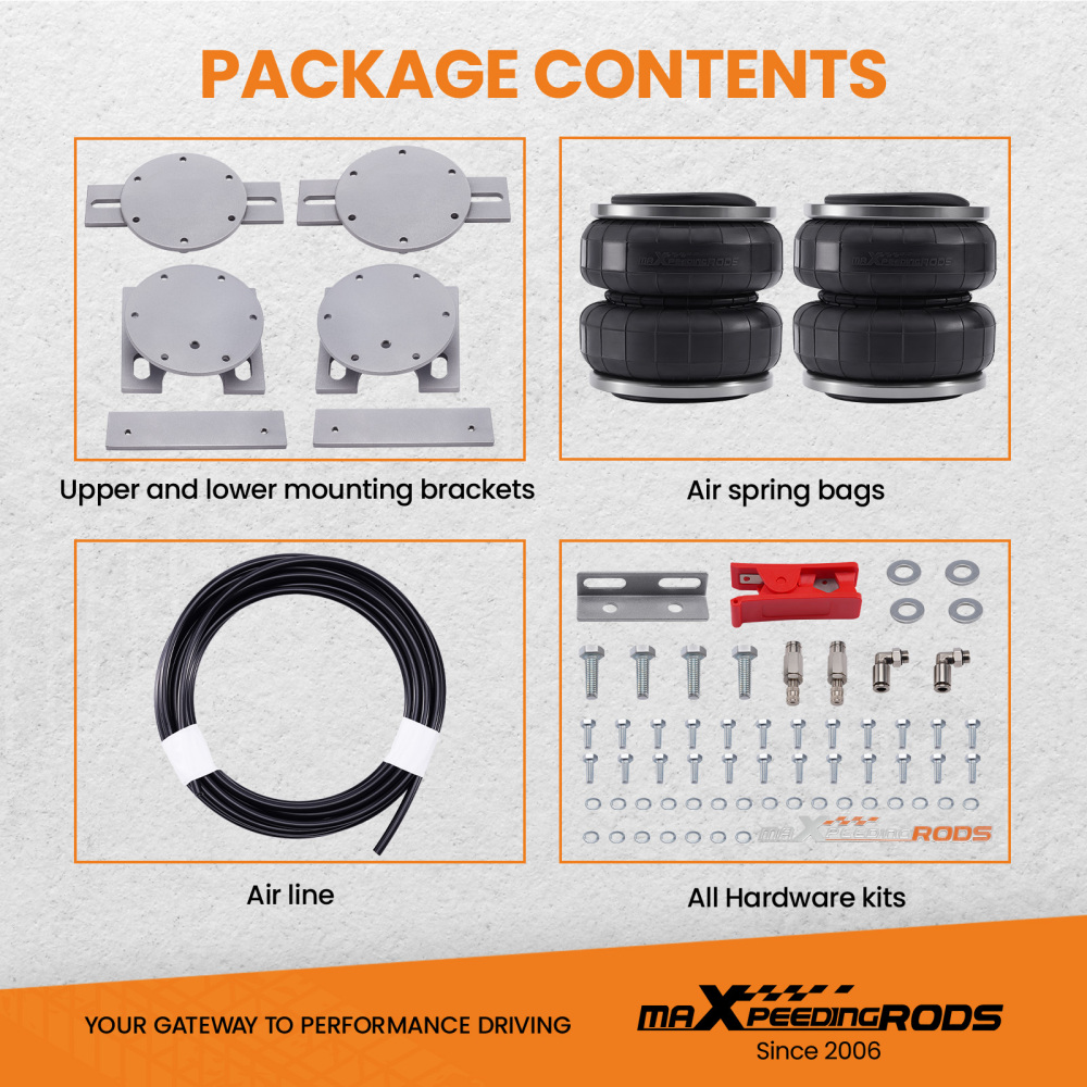 Air Sping Bag Suspension Load Assist Kit compatible for Great Wall Cannon ute 2020-onwards