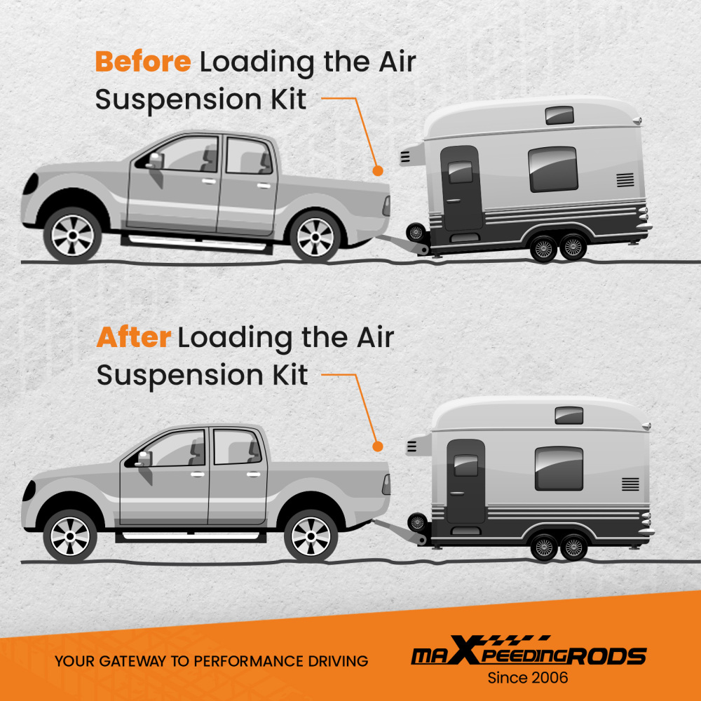 Air Sping Bag Suspension Load Assist Kit compatible for Great Wall Cannon ute 2020-onwards