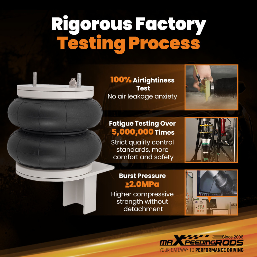 Load Assist Air Spring Bags compatible for Iveco Daily 35S 35L 06-14 Rear Suspension 4000KG