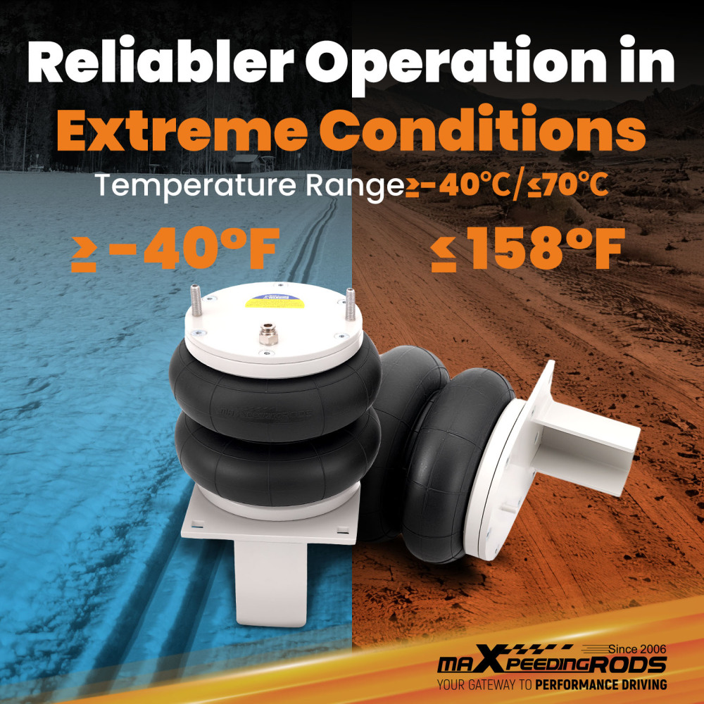 Load Assist Air Spring Bags compatible for Iveco Daily 35S 35L 06-14 Rear Suspension 4000KG