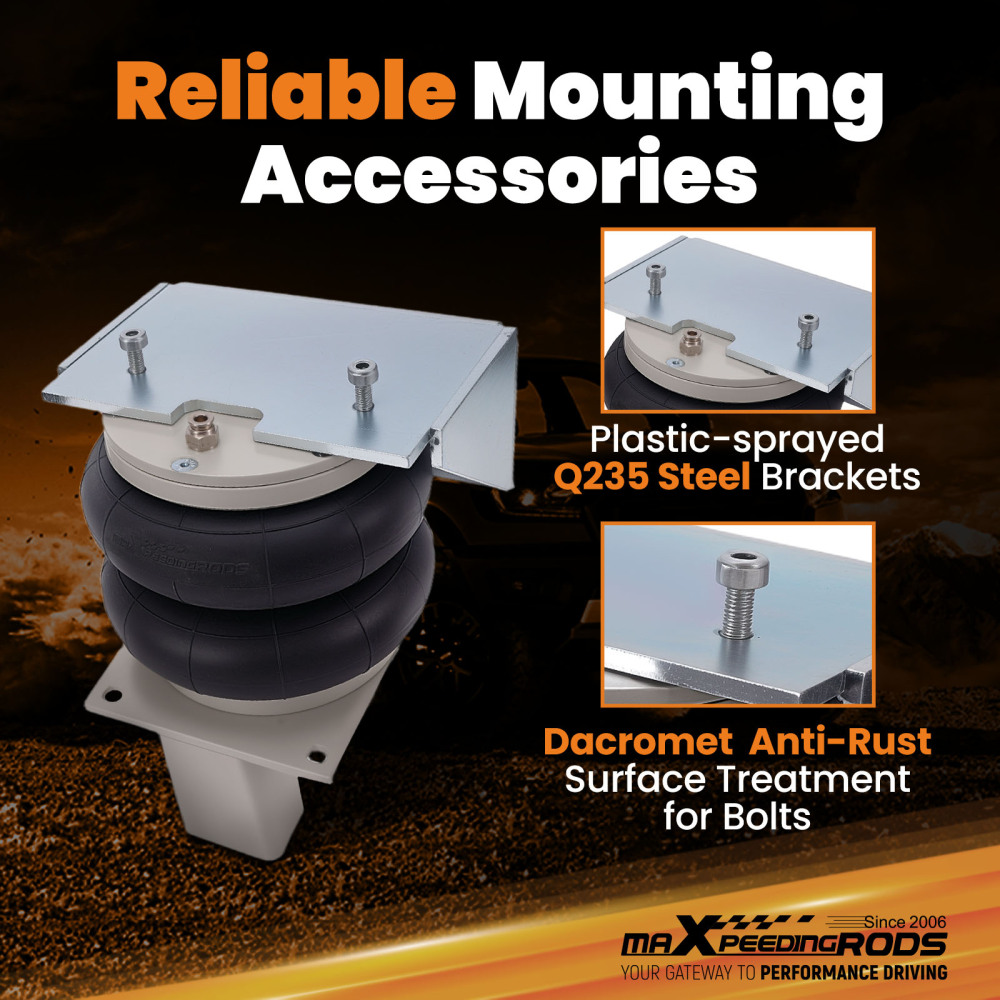 Load Assist Air Spring Bags compatible for Iveco Daily 35S 35L 06-14 Rear Suspension 4000KG