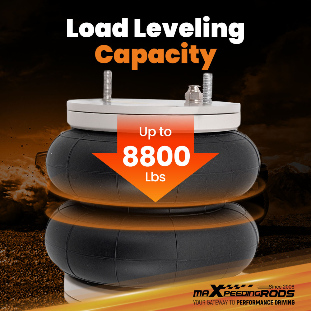 Load Assist Air Spring Bags compatible for Iveco Daily 35S 35L 06-14 Rear Suspension 4000KG