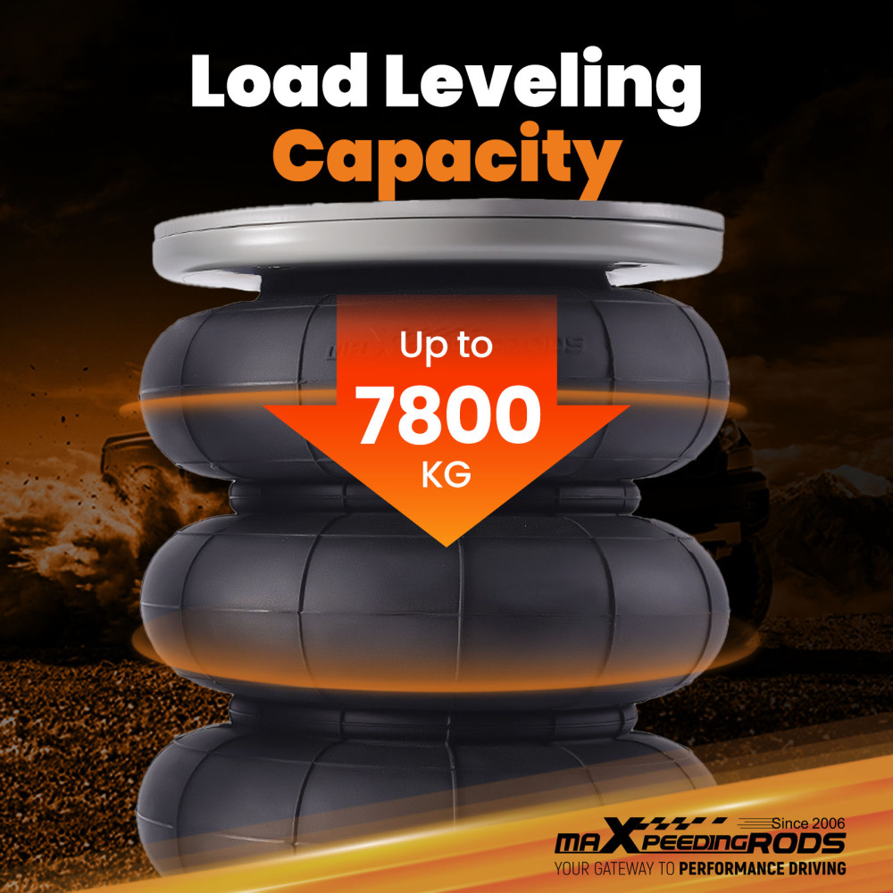 2x Ressort Kit suspension pneumatique compatible pour Iveco Daily 30-8 / 49-12 1985-1999