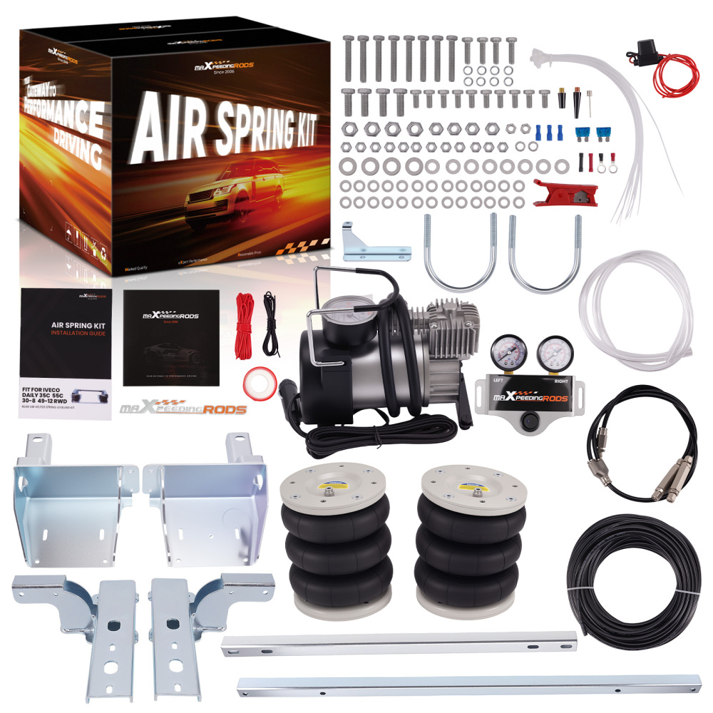 Kit Ressort Suspension W/ Double écartement compatible pour Iveco Daily 35C 55C 1999+ 4000KG