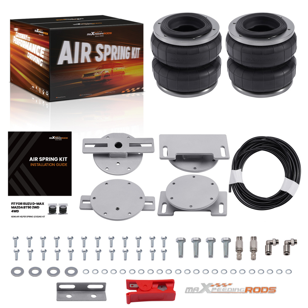 Rear Air Suspension Kit Sping Bag compatible for Isuzu D-Max 2020- 2WD 4WD Heavy Duty
